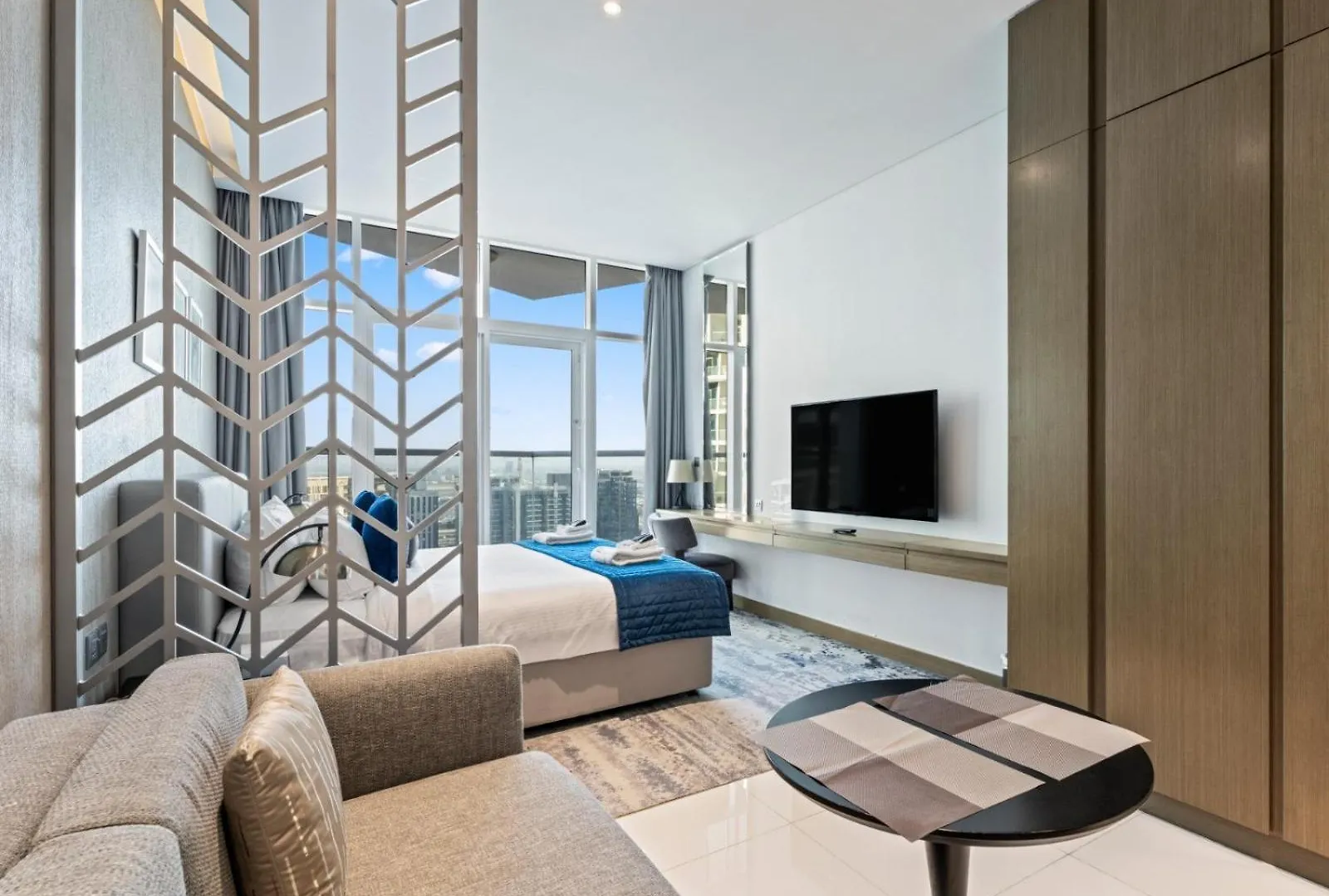 Lägenhet Sleek & Luxe Studio In Prive By Damac-13 Dubai